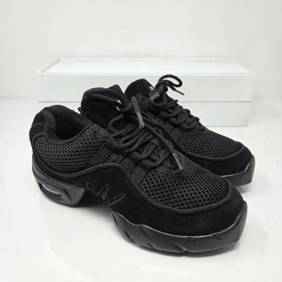 Bloch Boost Split Sole Mesh Sneakers Jazz Hip Hop Dance Black Women's Size 7 - Picture 6 of 9